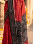 sambalpuri red saree 2.2
