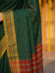 sambalpuri saree green wide border 4