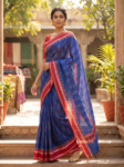 sambalpuri_red_blue_saree_Standing-