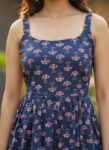 short_kurti_pure_cotton_blue_Turned-Side-
