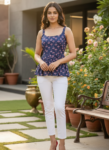 short_kurti_pure_cotton_blue_Turned-Side-