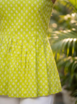 short_kurti_pure_cotton_light_green_Standing-